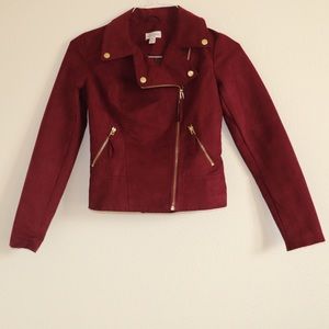 Maison Jules Faux - Suede Moto Jacket